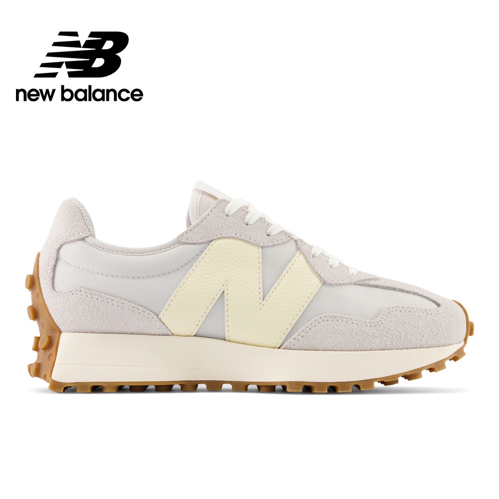 【New Balance】 NB 復古運動鞋_女性_淺灰黃_WS327BG-B楦 327