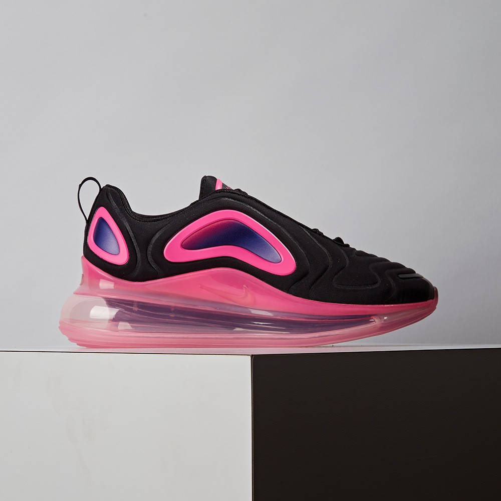 Nike Air Max 720 (GS) 女大童 黑粉 全氣墊 慢跑鞋 AQ3196007