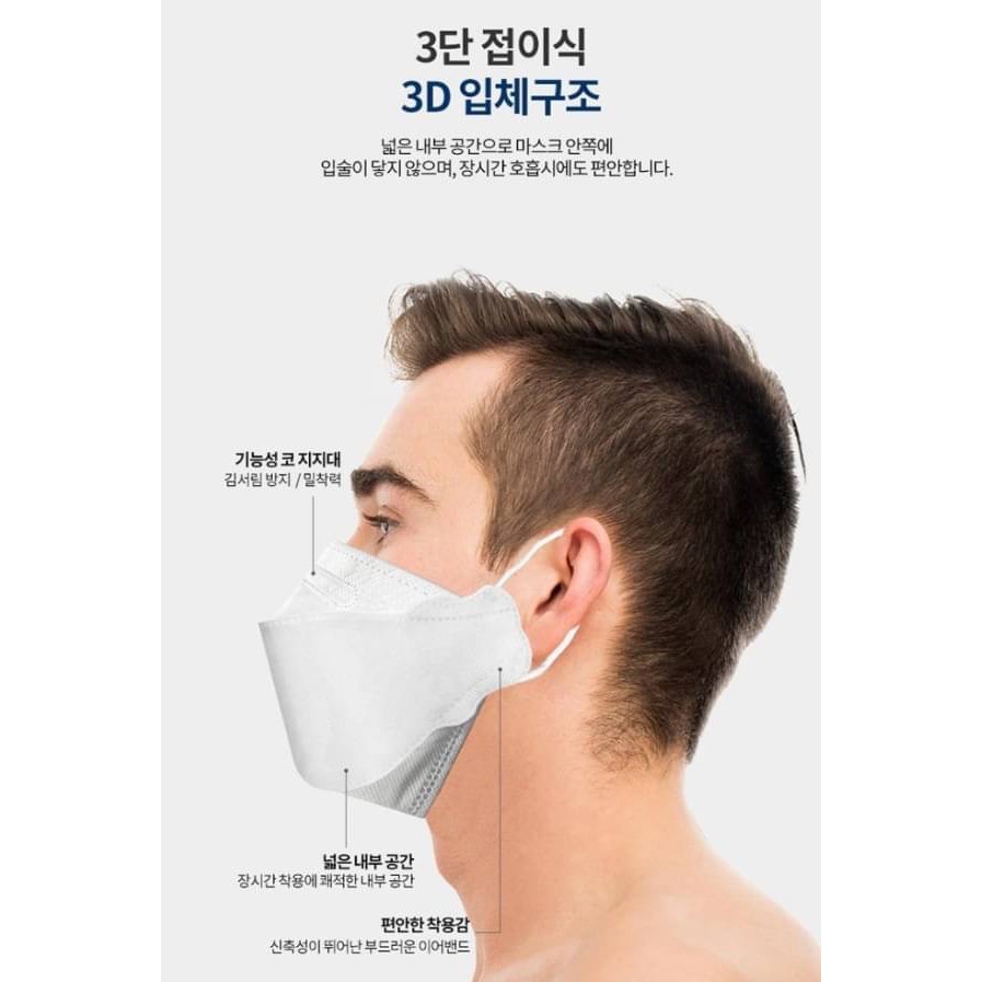韓國製kf94口罩ace Mask 10入1組3d立體式四層構造單片獨立包裝成人用夏天不悶熱 預購商品 蝦皮購物