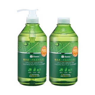 小獅王🌈 綠活系 奶瓶蔬果洗潔液 組合包 (800ml+800ml) S2242