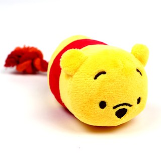 貝果貝果 日本 pet paradise 代理 DISNEY 維尼 POOH 造型搖鈴潔牙玩具 [T2131]