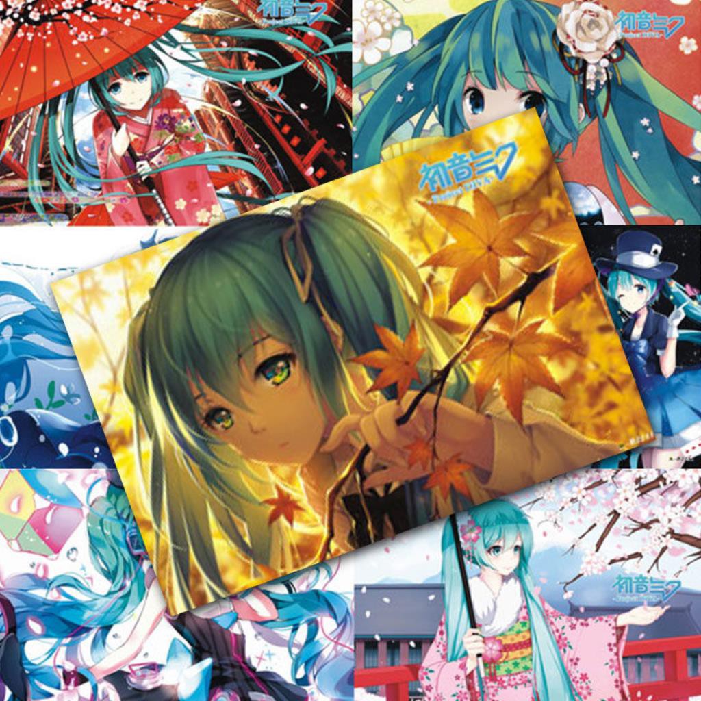 初音未来海报高清壁纸墙贴宿舍壁挂画cos二次元动漫卡贴漫画周边 蝦皮購物