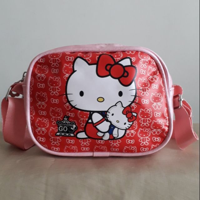 日本  三麗鷗  HELLO KITTY  斜／側背包 休閒包包  小物包 小方包