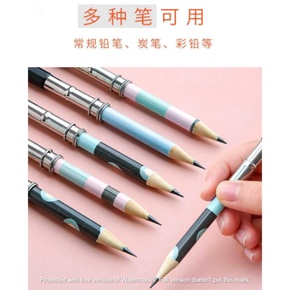 臺灣現貨🐭雙頭鉛筆延長器 鉛筆延長器 鉛筆延長筆套 接筆器 畫筆增長 接筆器 鉛筆延伸器 筆桿加長桿 手帳 文具 辦公