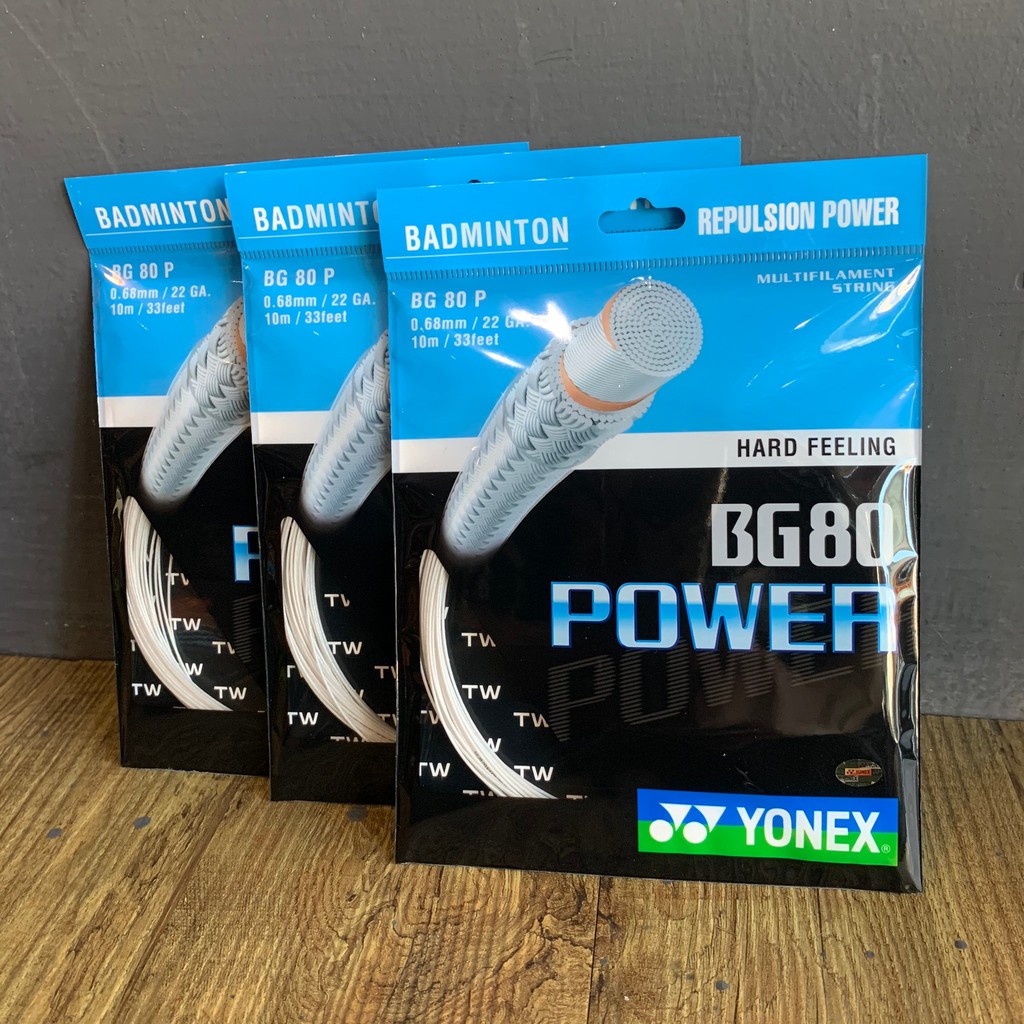 【英明羽球】YONEX 優乃克 BG80 POWER BG80P 80P 羽球線