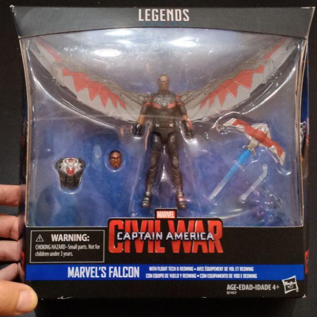 Marvel legends 獵鷹 3.75 吋公仔 漫威 美國隊長3 內戰 非6吋公仔