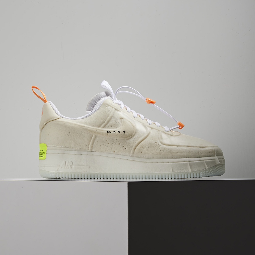 Nike AF1 Experimental 男女 米白 經典 特殊鞋面 休閒鞋 CV1754-100