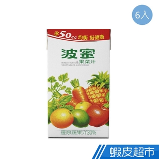 波蜜 波蜜果菜汁 300mlx6入 現貨 蝦皮直送