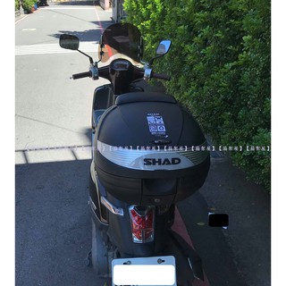 【新北新莊箱架屋】光陽 MANY125 Romeo 羅蜜歐 後架 + SH29 後箱 + 靠背(先安裝-雙重防水)