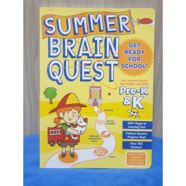 英文原版 Brain Quest Workbook少兒智力開發練習冊
