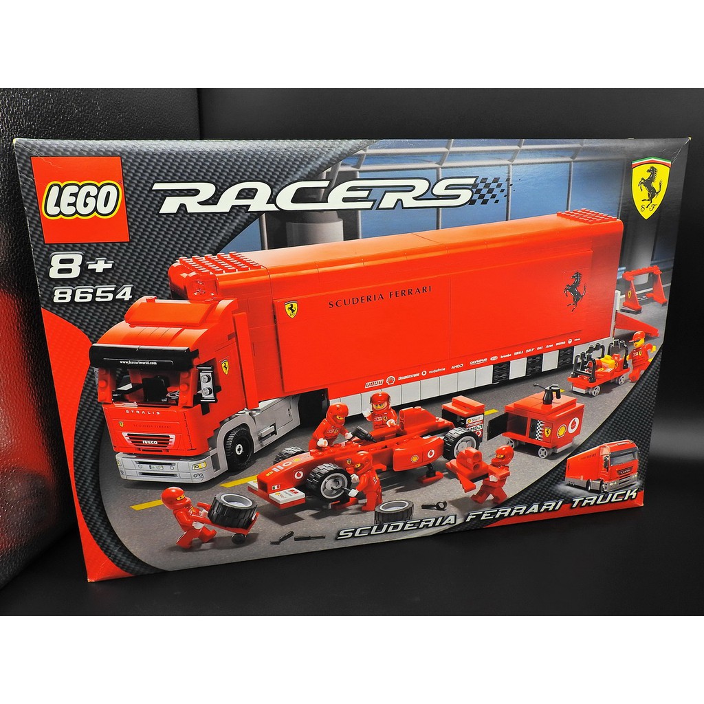 LEGO RACERS 2005年 8654 Scuderia Ferrari Truck 樂高 法拉利 卡車 F1