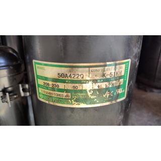 瑞智精密 RECHI 50A422Q 家用中古冷氣壓縮機 R410冷媒