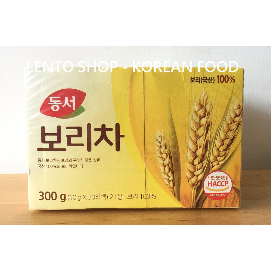 LENTO SHOP -  韓國 DONGSUH 麥茶 麥茶茶包 보리차 Barley Tea 300g (30入)