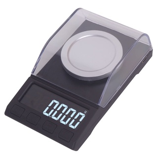 充電式毫克電子秤精準0.001g珠寶稱高精度藥粉計量稱微型