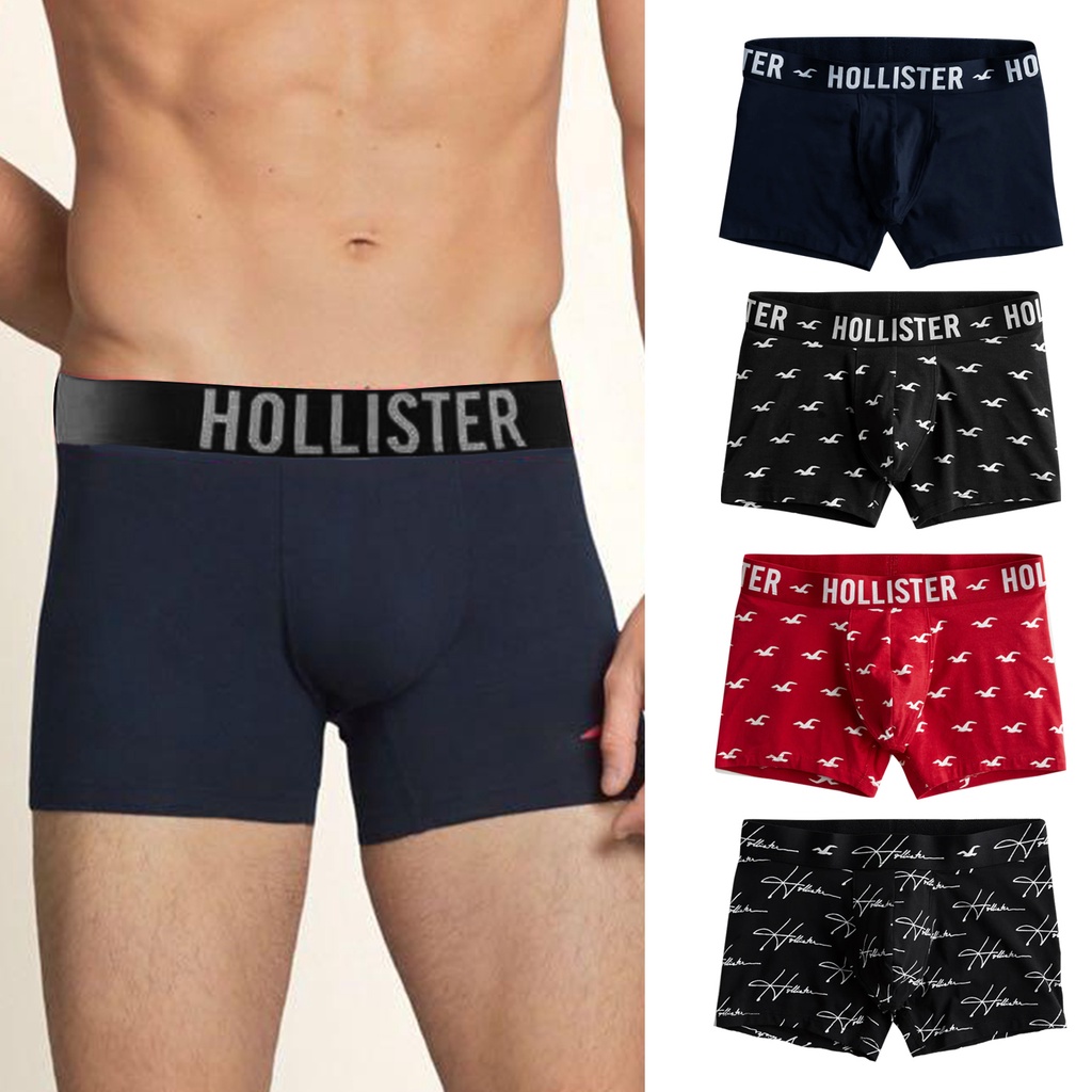 郵寄兵．現貨 HOLLISTER 男版 海鷗 內褲 四角褲 男生內褲 男生四角褲 美國