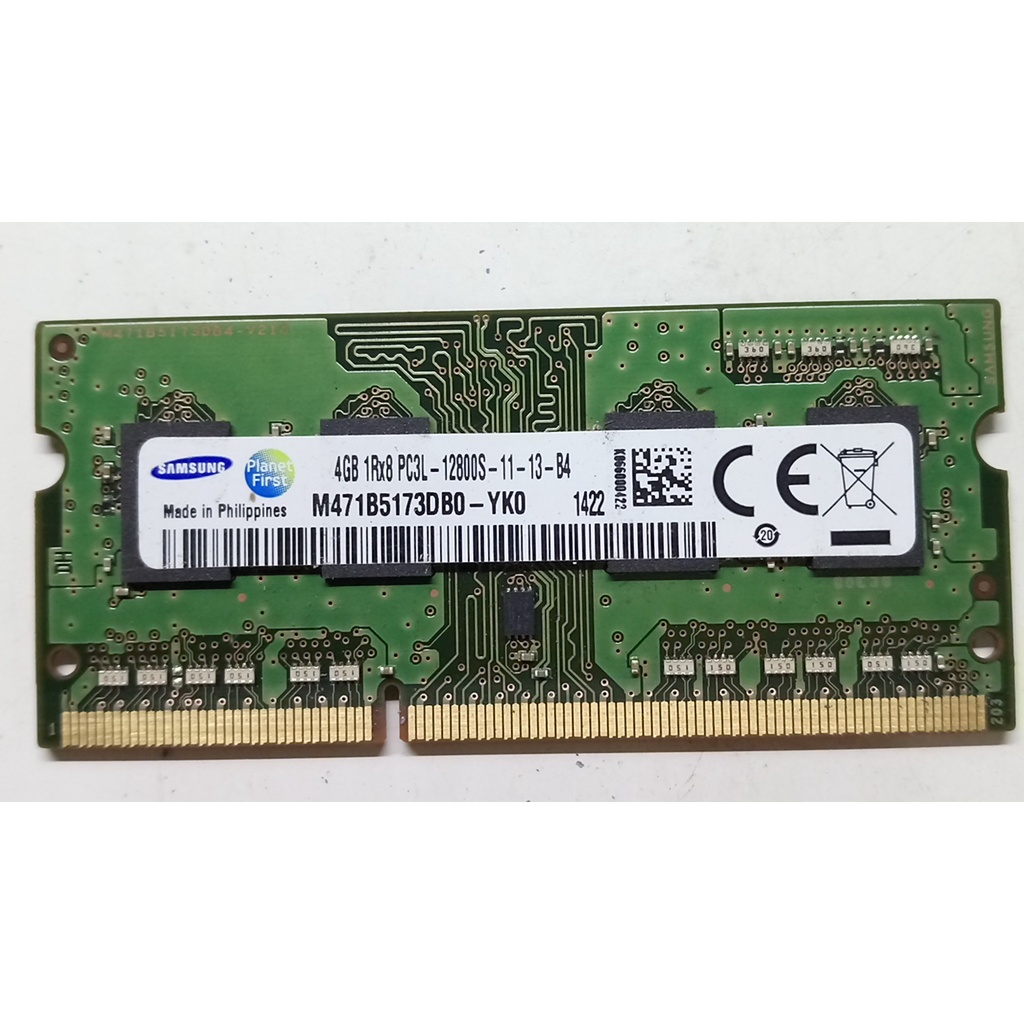 知飾家 二手良品 三星 DDR3-12800S 4G 筆電記憶體