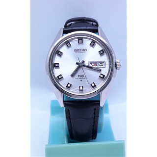【師大古董錶】KING SEIKO(KS) HI BEAT精工.水晶鏡面,星期日期,原裝龍頭.不鏽鋼自動錶