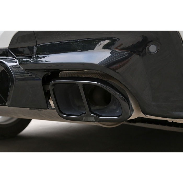 ~歐力斯~寳馬 BMW 18-23年 G01 排氣管 X3 排氣管 排氣管飾框 尾飾管飾框 四出 四出尾管裝飾 黑鈦款