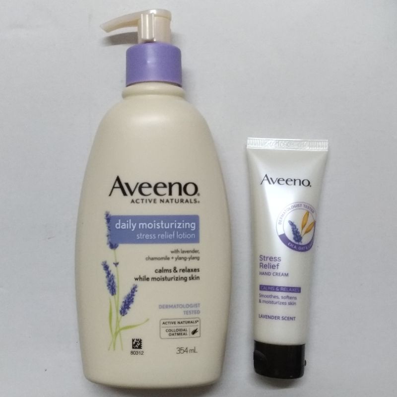 【全新效期2024.9】Aveeno艾惟諾 薰衣草暖香舒緩護手霜50g 薰衣草香氛舒緩保濕乳354ml 積雪草 身體乳液