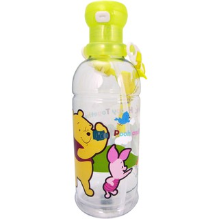 卡漫城 - 維尼熊 吸管 水壺 400cc ㊣版 小熊維尼 Winnie Pooh 兒童幼兒 學習杯 冷水壺 背帶式