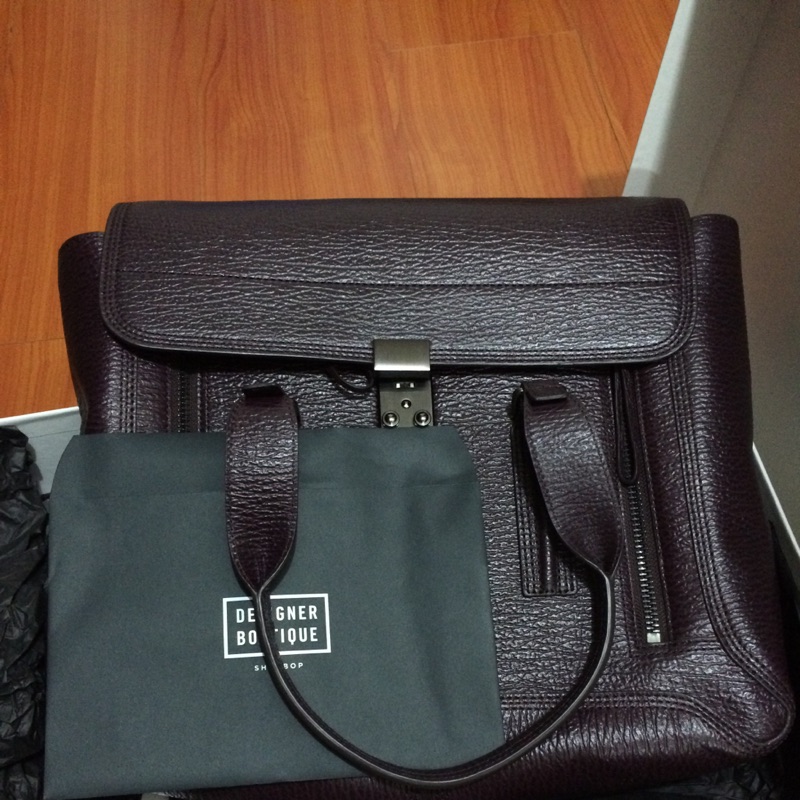 3.1 Phillip lim PASHLI LARGE SATCHEL，Shopbop限定色酒紅色