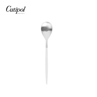 【Cutipol】全新MIO系列-白柄霧面不銹鋼-咖啡匙 葡萄牙手工餐具