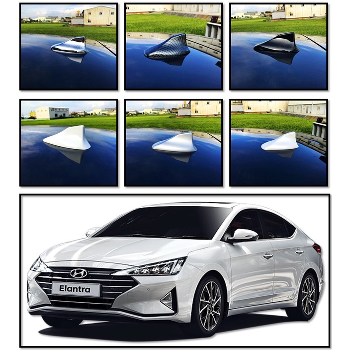 圓夢工廠 Hyundai 現代 Elantra / Elantra Sport 2020~23 車頂 鯊魚鰭 造型天線貼