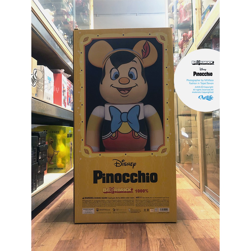 Artlife Medicom Be Rbrick Disney Pinocchio 1000 小木偶 蝦皮購物