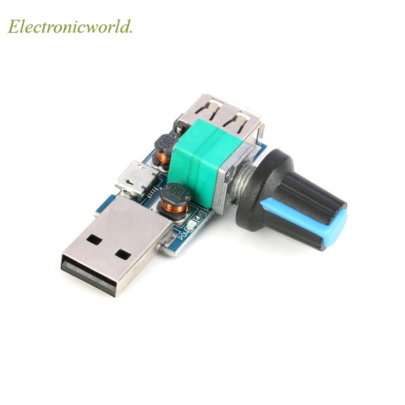Dc 5V Micro USB 風扇調速器風速控制器風量調節器冷卻器靜音多功能降噪開關
