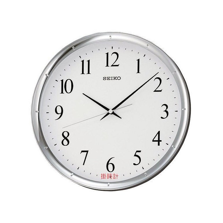 掛時計【SEIKO】日本 精工 SEIKO 簡約典雅 掛鐘 時鐘 QXA417S / QXA417 銀 (滑動秒針)