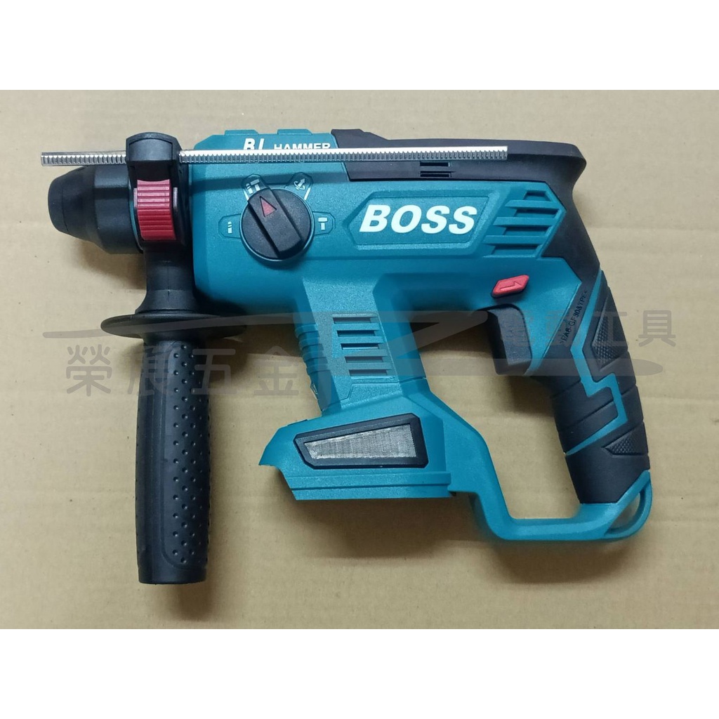 【榮展五金】BOSS BLSBM21B 空機 22mm無刷鎚鑽 鋰電衝擊鑽 可共用牧田18V電池 四用 免出力電鑽 四溝