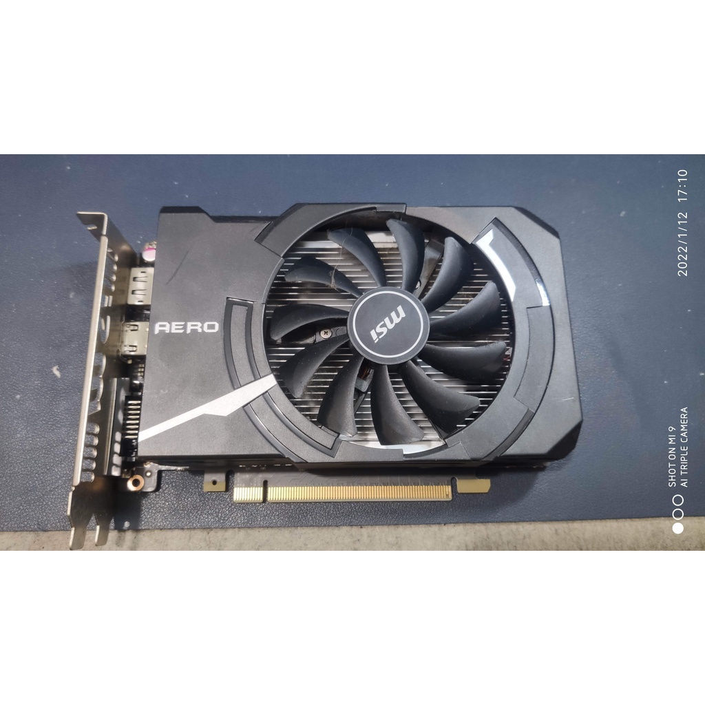 MSI GTX1050 AERO 2G OCV1 過測良品顯卡