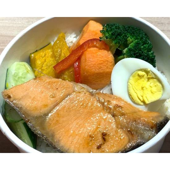 鮭魚藜麥餐盒 花屋咖啡早午餐 蝦皮購物