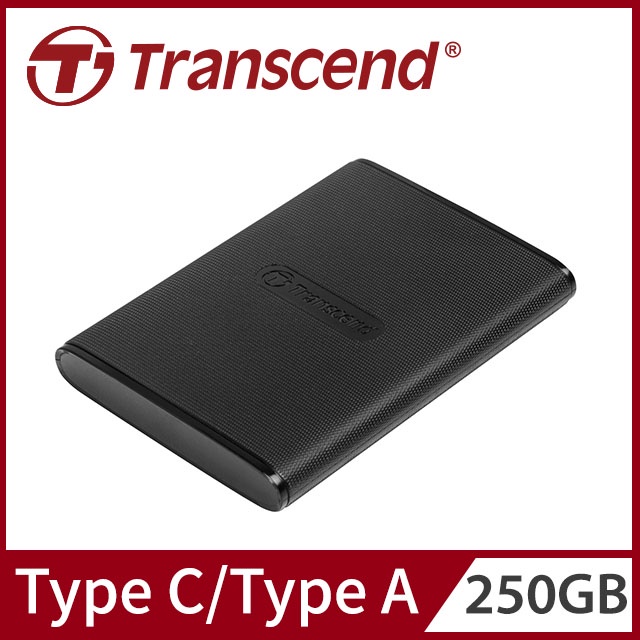【前衛】ESD270C 250GB USB3.1/Type C 雙介面行動固態硬碟 - 經典黑