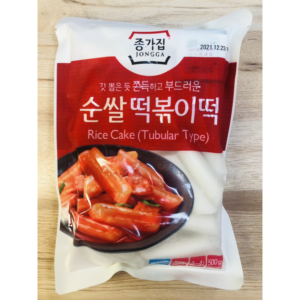 現貨 韓國宗家府 年糕條500g 韓國原裝進口 米成份99% 辣炒年糕