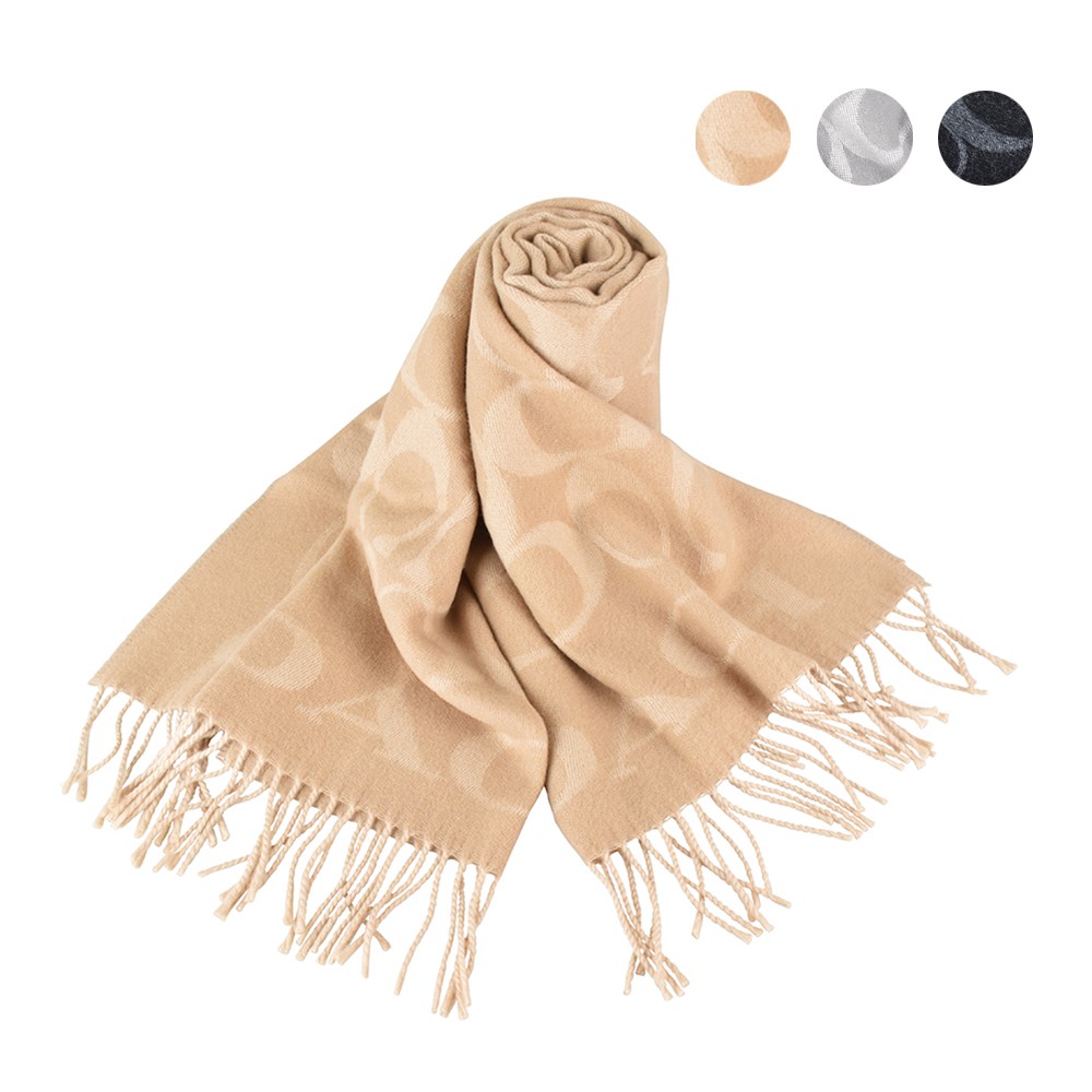 COACH 經典SIGNATURE 羊毛針織圍巾(三色)