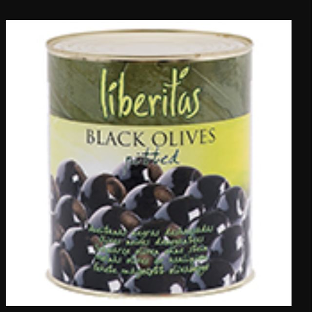 老實嚴選-西班牙營業用Liberitas 無籽整顆/切片黑橄欖 425g/3kg