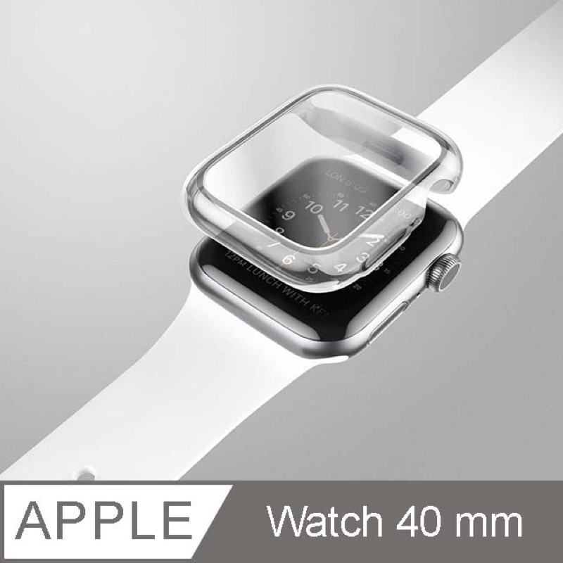「UNIQ」全包覆輕薄透明防撞保護殼 apple watch SE 40mm