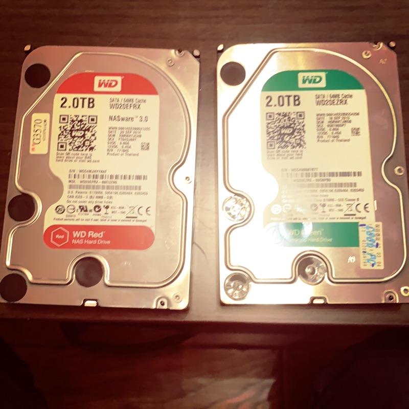 3.5吋 2TB硬碟（紅標）