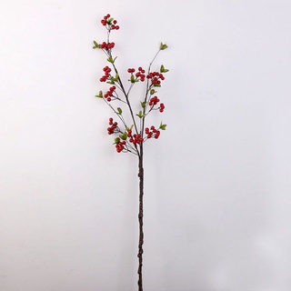 漿果枝枯枝仿真花秋實果插花客廳餐桌假花整體花藝擺設家居裝飾品 蝦皮購物