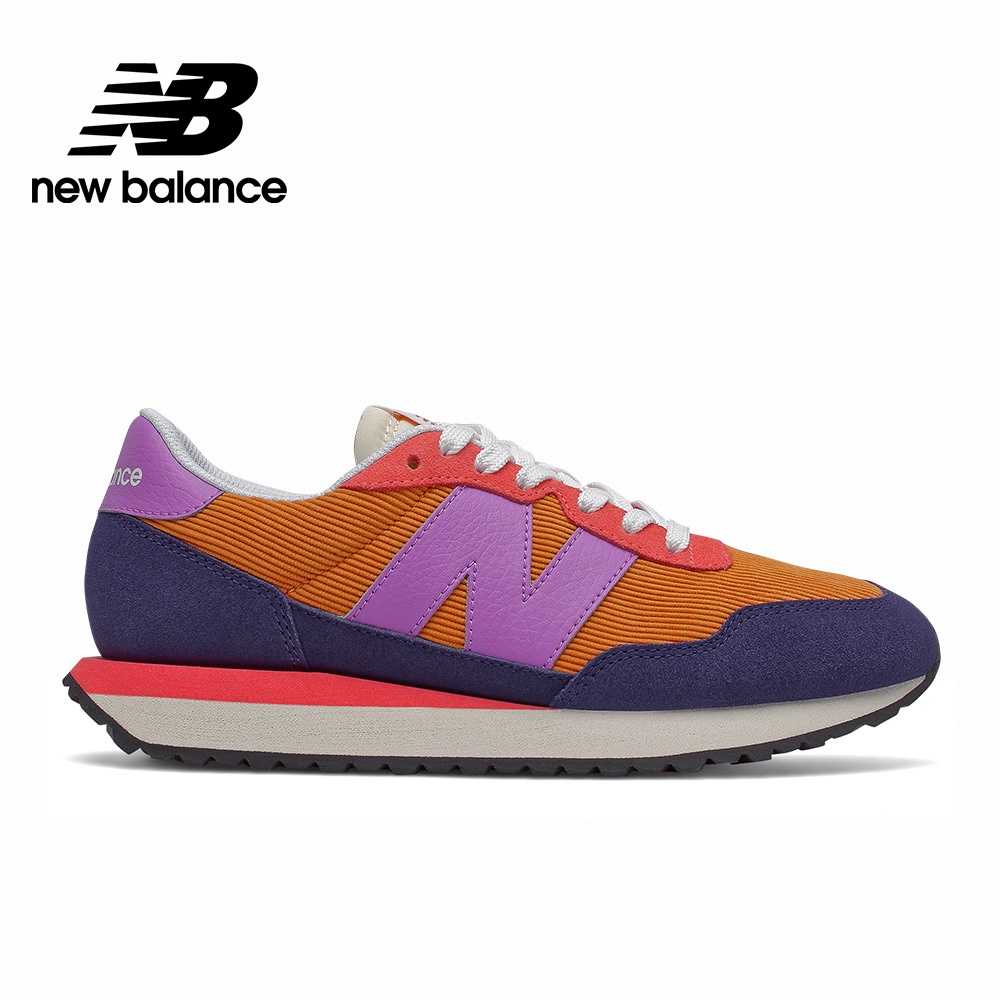 【New Balance】 NB 復古運動鞋_女性_紫橘藍_WS237WT1-B楦 237