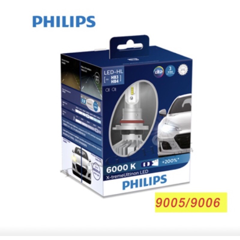 Philips 飛利浦】X-treme Ultinon LED H7頭燈兩入裝 正公司貨