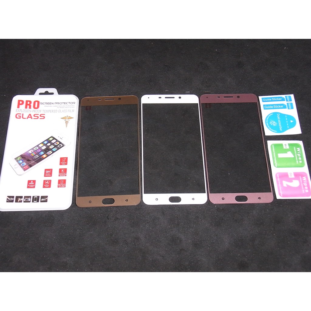 OPPO R9 Plus 全屏滿版玻璃貼 OPPO R9 Plus手機專用絲印全屏覆蓋9H鋼化滿版玻璃保護貼