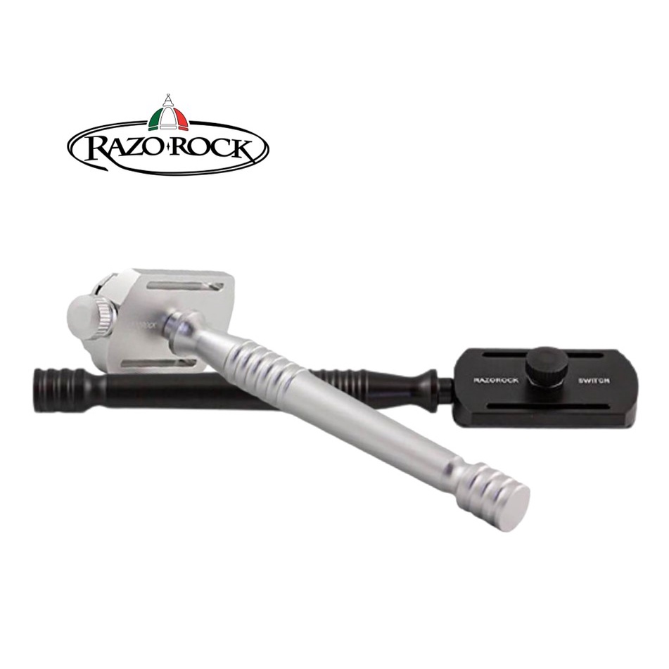 【新鮮貨】義大利 RAZOROCK Switch 兩用封閉式安全刮鬍刀 直剃刀