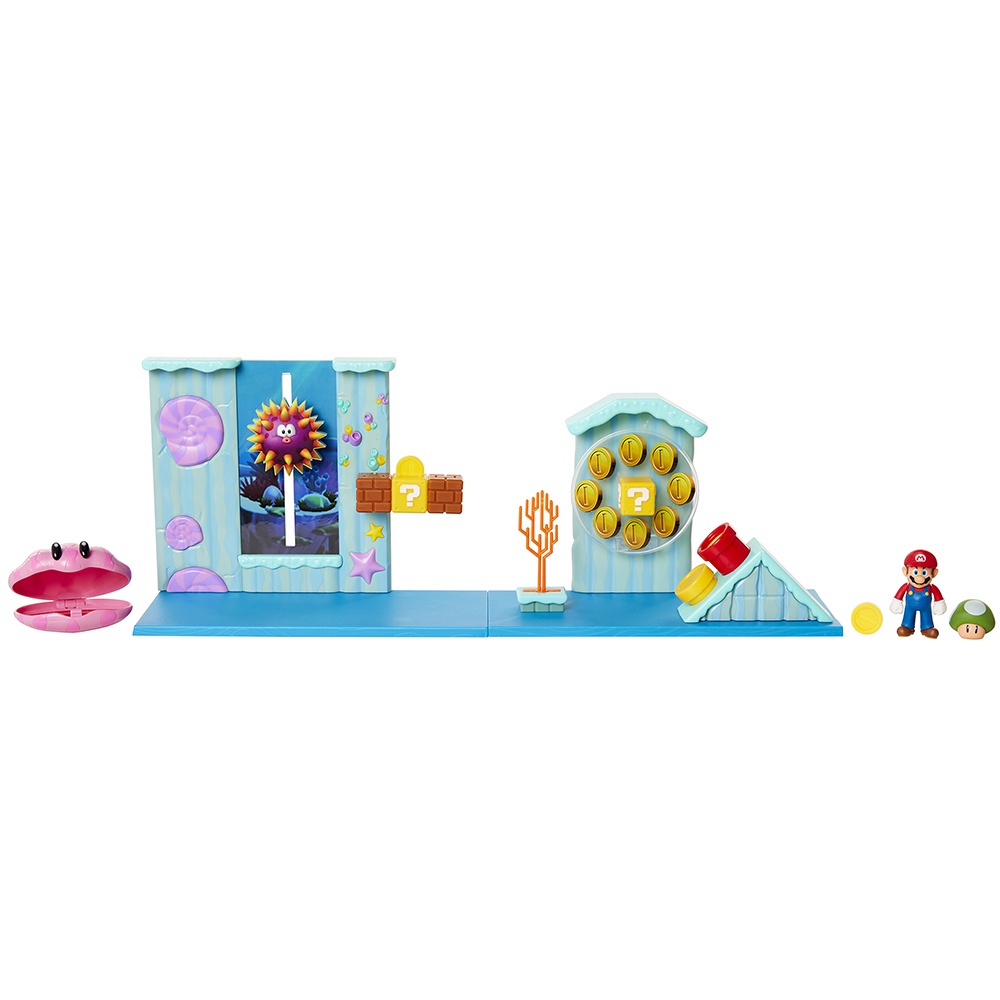 任天堂2.5吋海底世界豪華組 Nintendo Mario 正版 振光玩具