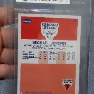 BGS鑑定9級，籃球之神芝加哥公牛隊喬丹 Michael Jordan 高比例新人 Rookie 復刻鑑定卡 RC #1