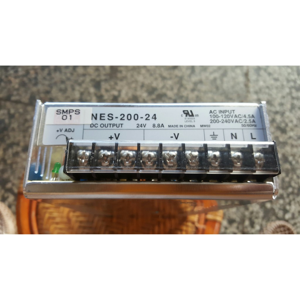 [多元化清倉品]明緯電源供應器NES-200-24 8.3a