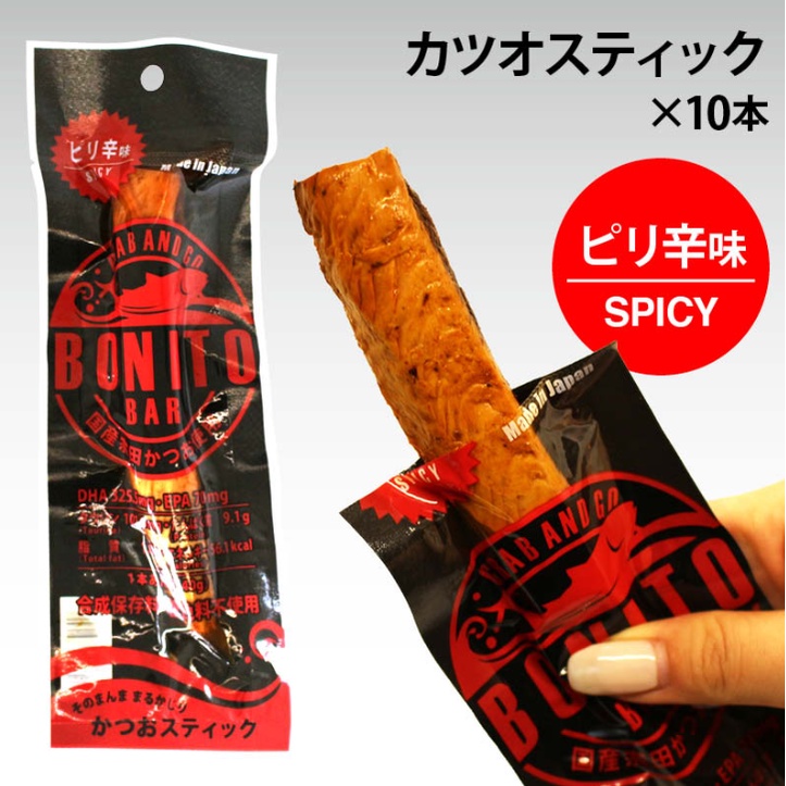 BONITO BAR 日本進口 高品質 鮪魚肉棒 鮪魚肉條 土佐食 Bonito BAR ゆず味 かつおスティッ