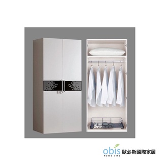 obis 衣櫃 衣櫥 收納 收納櫃 衣櫥收納 波爾卡2.7尺衣櫥（有籃）