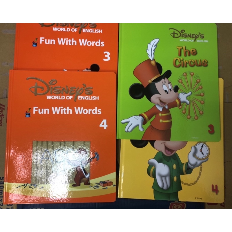 寰宇家庭點讀筆系列迪士尼美語點讀系列Funwithwords跟Funandgames全新2019